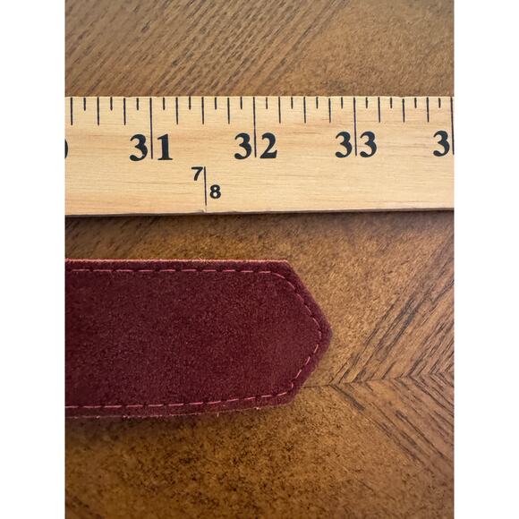 Vintage Double Horse Head Metal One Size Belt Buckle 3" / 33" long belt - Picture 9 of 11